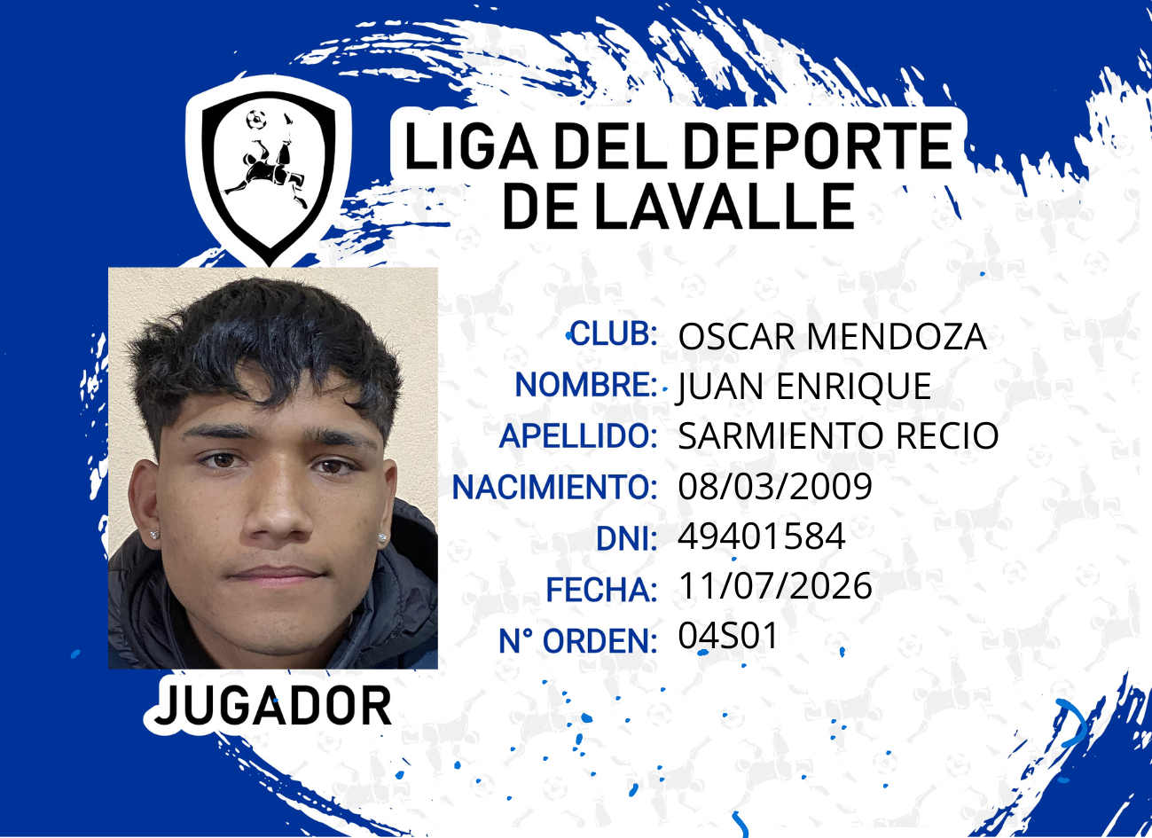 Foto carnet SARMIENTO RECIO, JUAN ENRIQUE