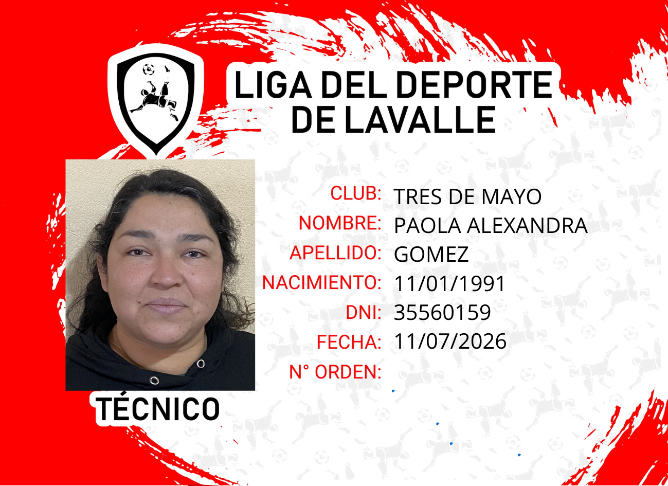 Foto carnet GOMEZ, PAOLA ALEXANDRA