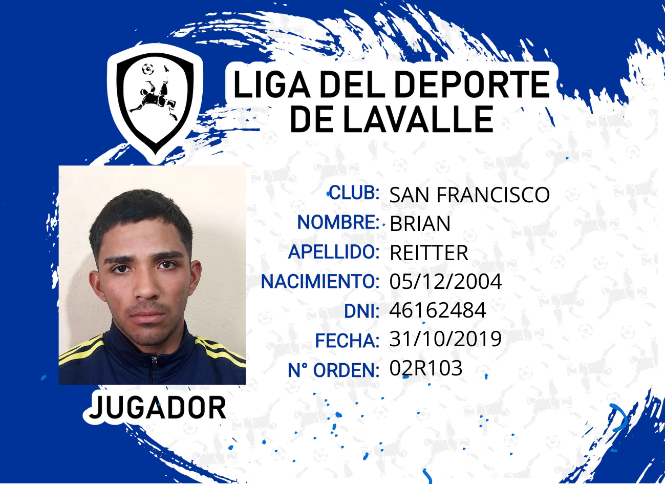 Foto carnet REITTER BRIAN