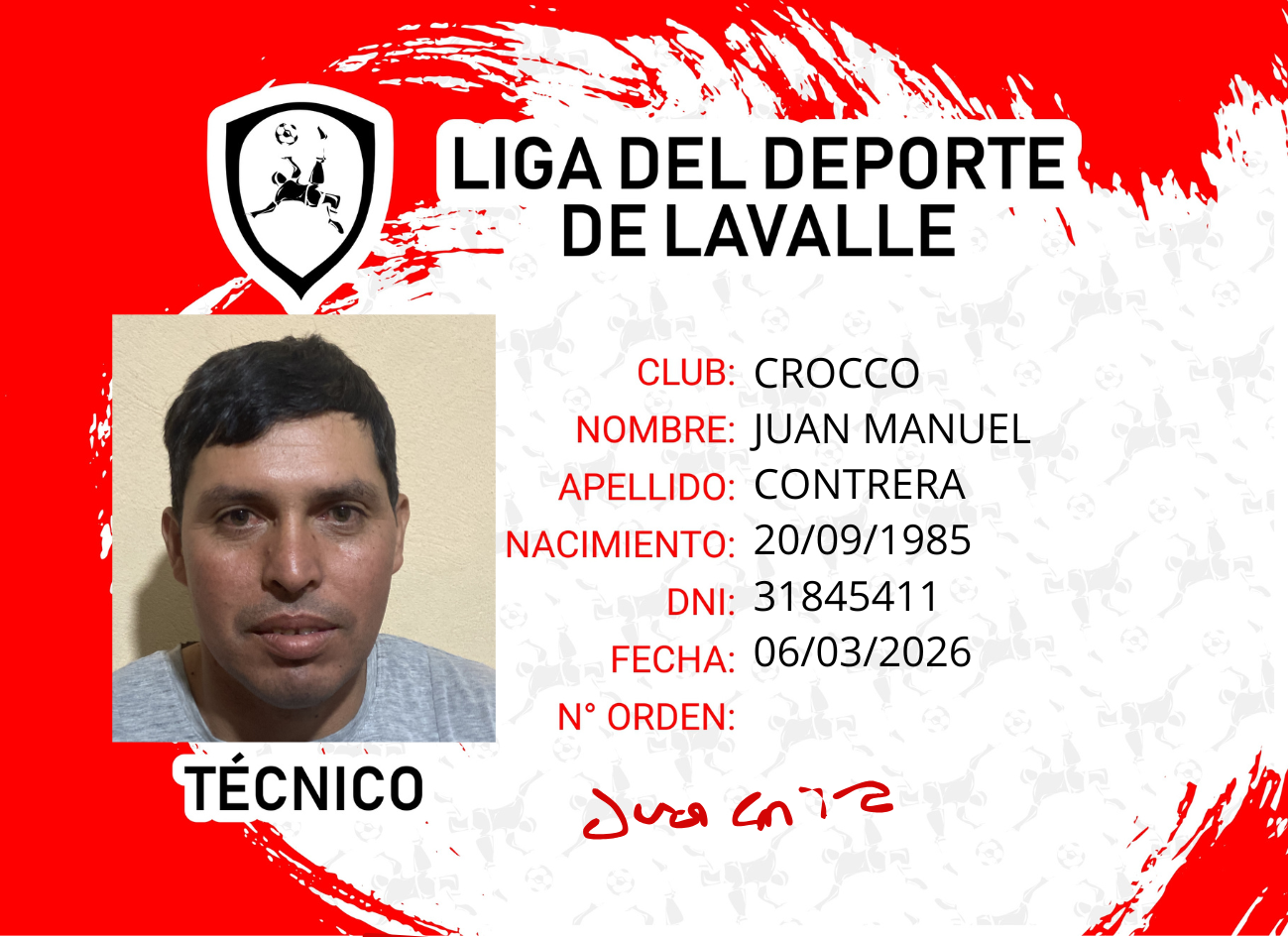 Foto carnet CONTRERA, JUAN MANUEL