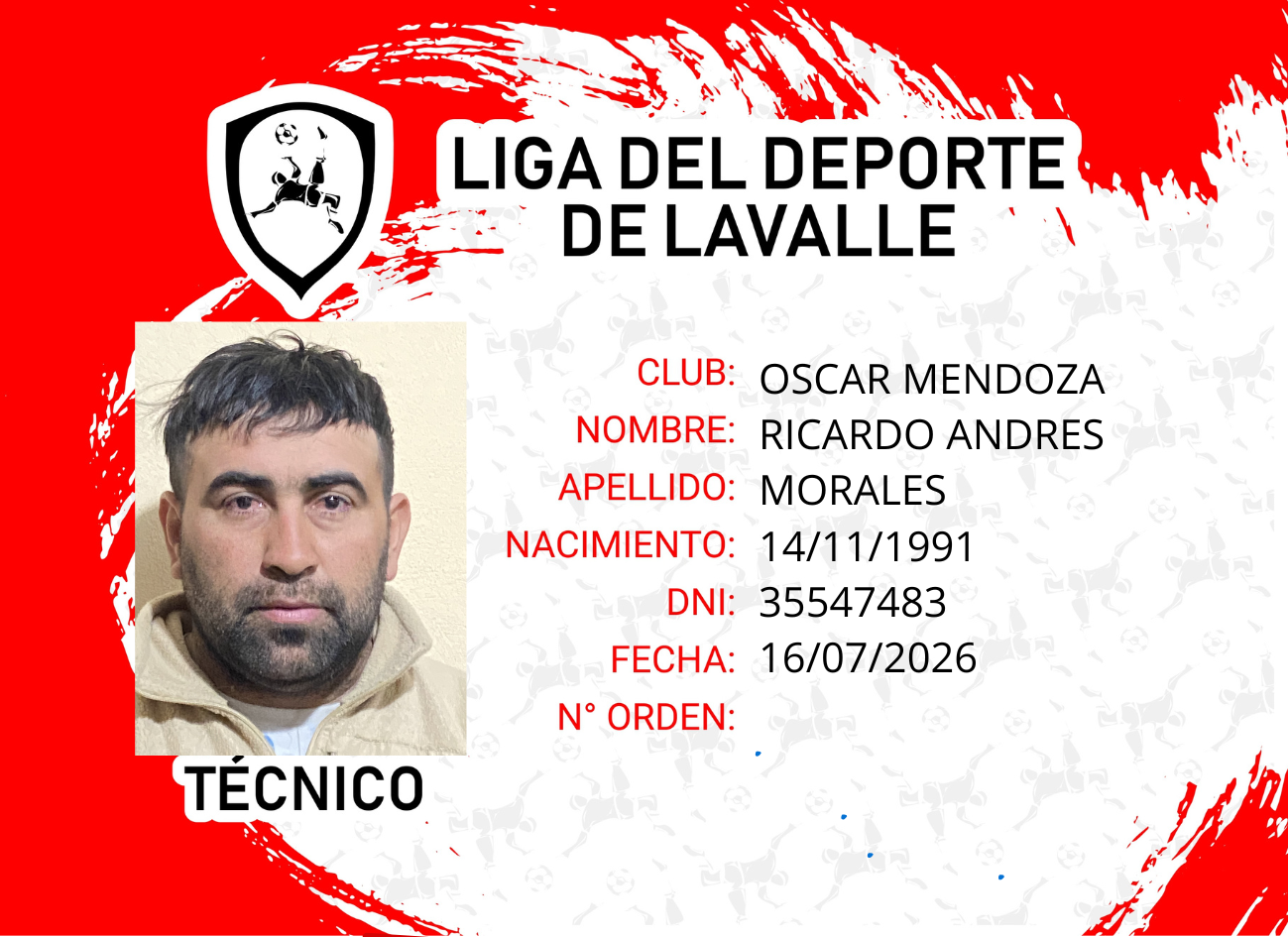 Foto carnet MORALES, RICARDO ANDRES