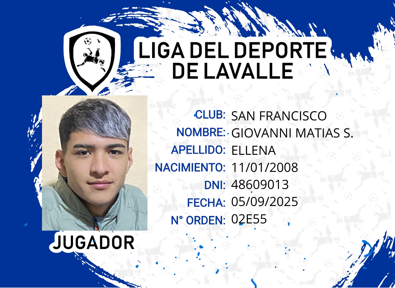 Foto carnet ELLENA, GIOVANNI MATIAS S.