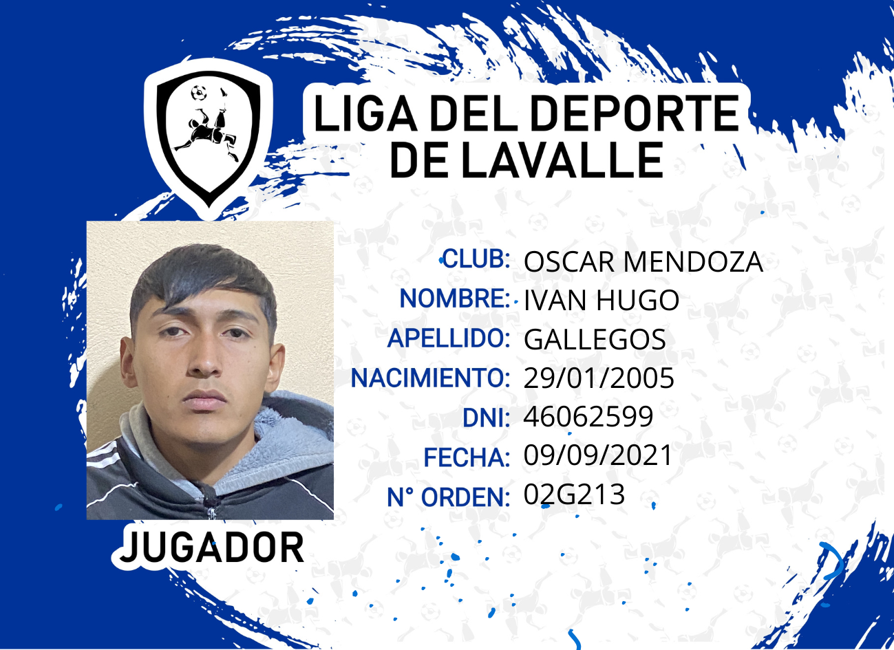 Foto carnet GALLEGOS, IVAN HUGO