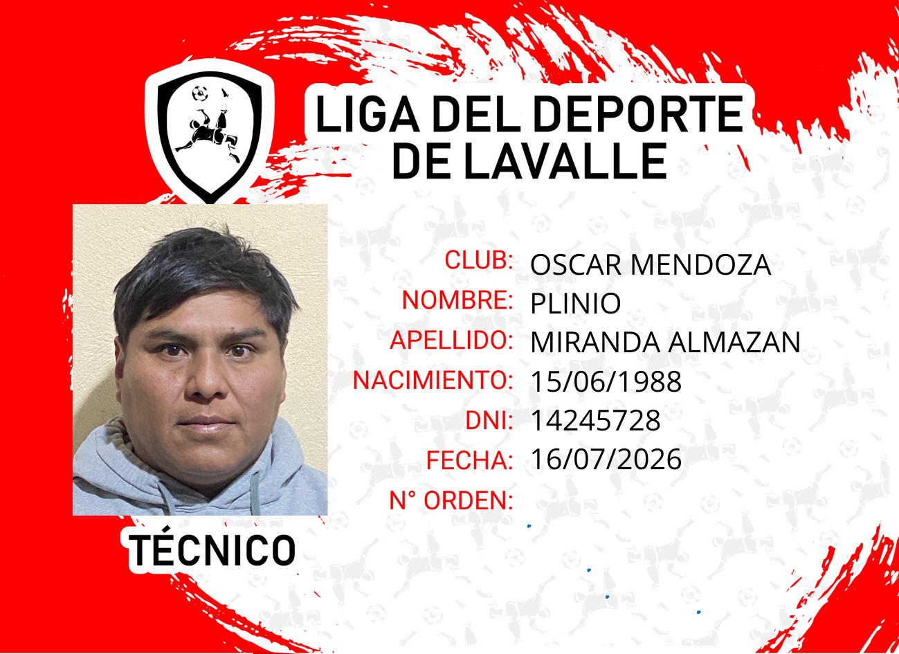Foto carnet MIRANDA ALMAZAN, PLINIO
