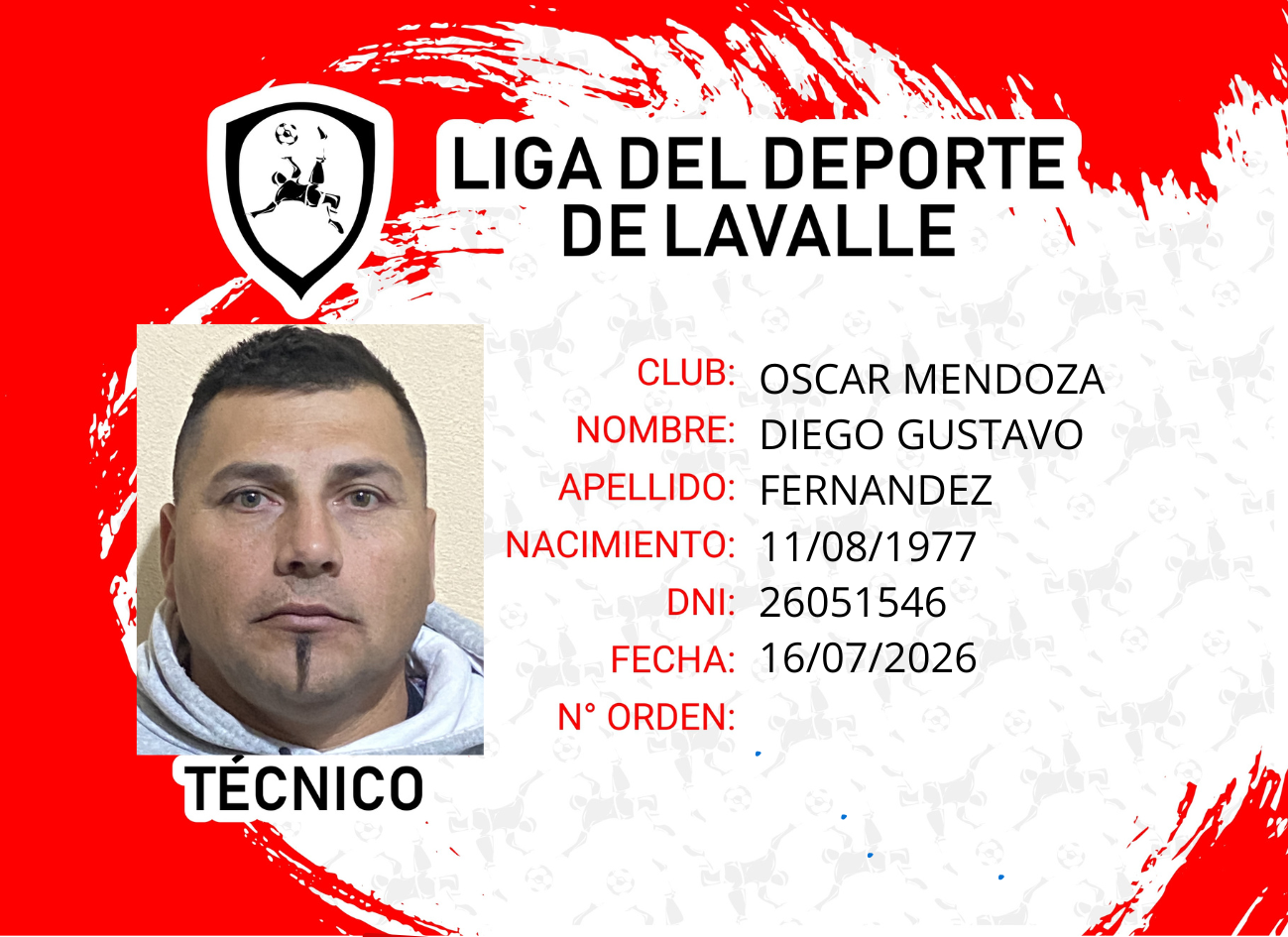Foto carnet FERNANDEZ, DIEGO GUSTAVO