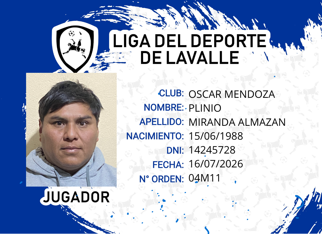 Foto carnet MIRANDA ALMAZAN PLINIA