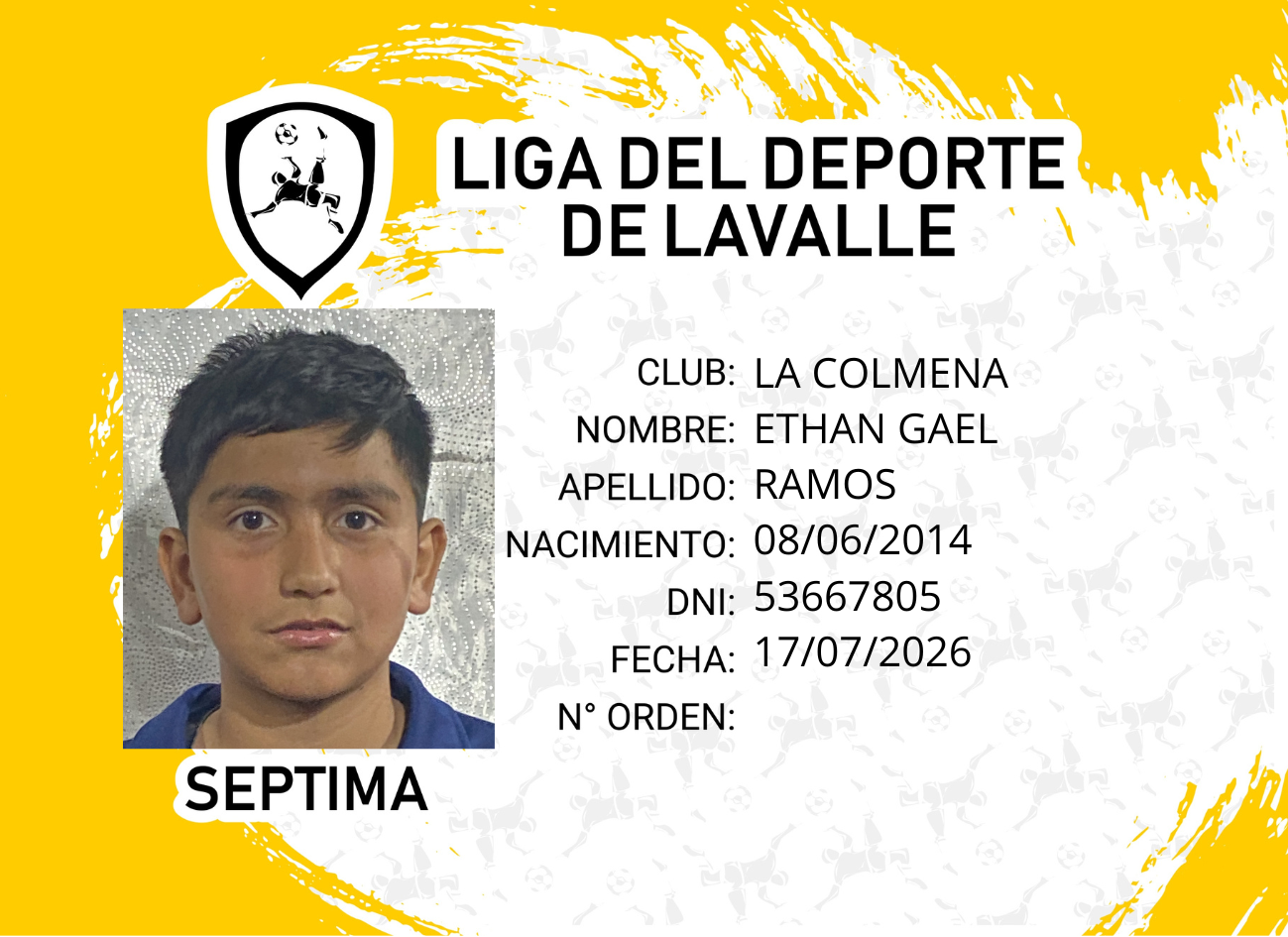 Foto carnet RAMOS, ETHAN GAEL