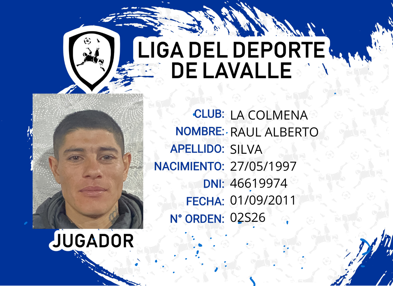 Foto carnet SILVA, RAUL ALBERTO