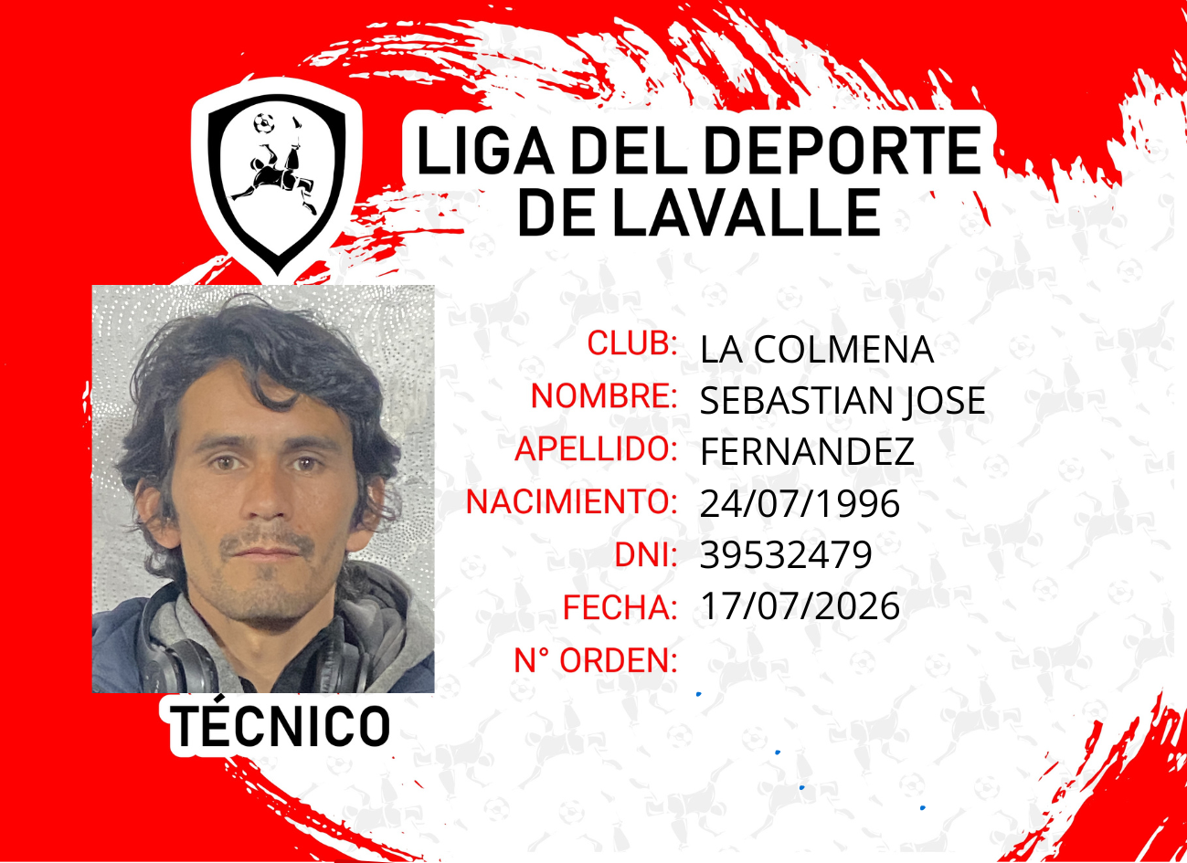 Foto carnet FERNANDEZ, SEBASTIAN JOSE