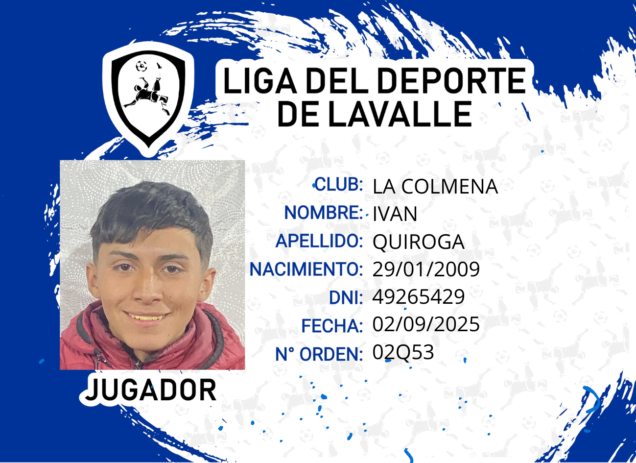 Foto carnet QUIROGA, IVAN
