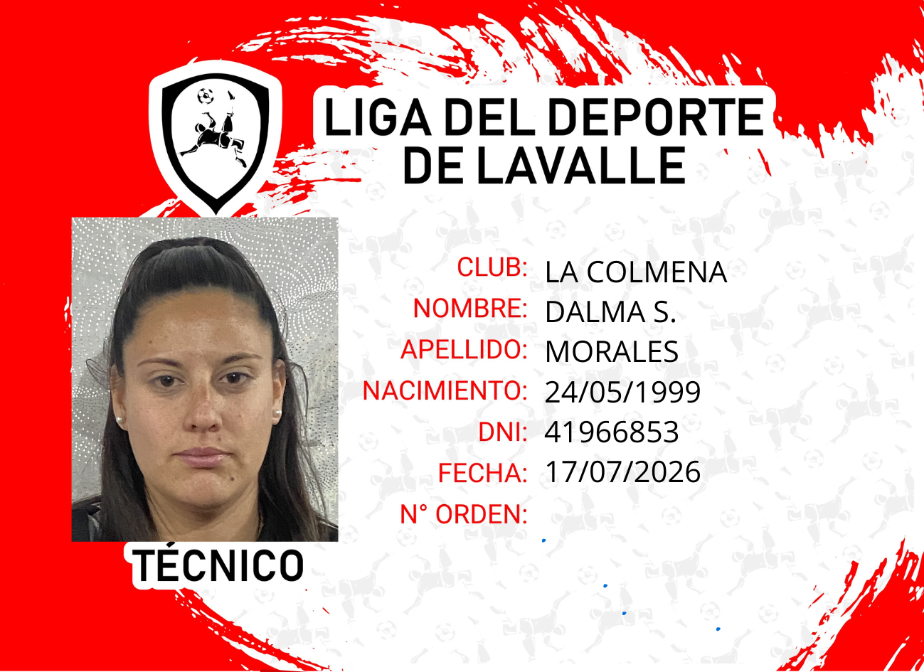 Foto carnet MORALES, DALMA S.