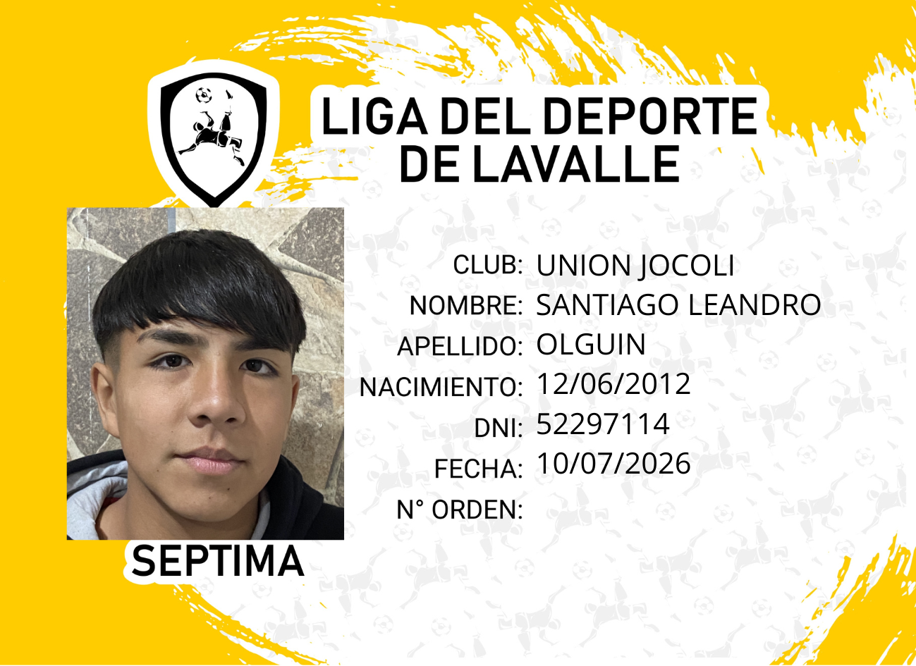 Foto carnet OLGUÍN, SANTIAGO
