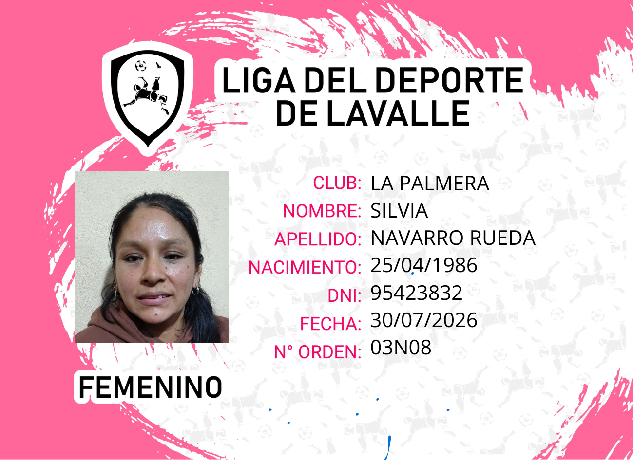 Foto carnet SILVIA NAVARRO RUEDA 