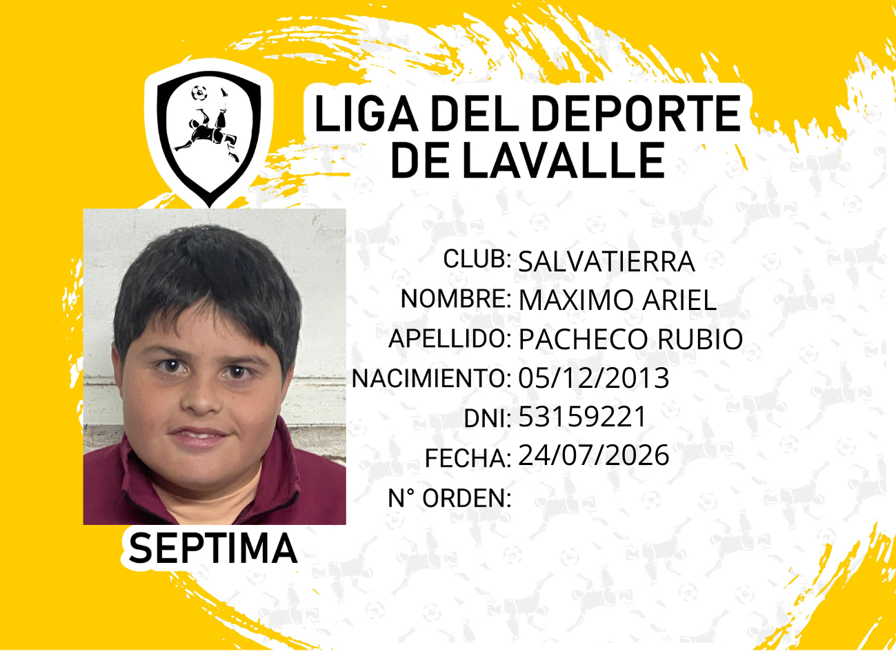 Foto carnet PACHECO RUBIO, MAXIMO ARIEL