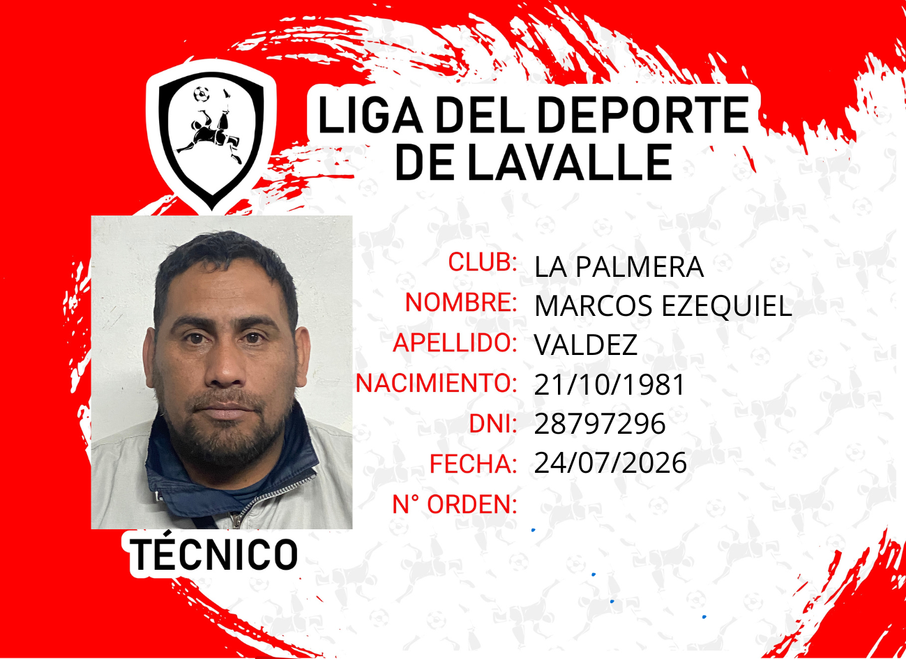 Foto carnet VALDEZ, MARCOS EZEQUIEL