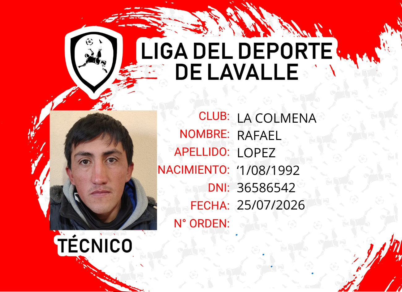 Foto carnet LOPEZ, RAFAEL