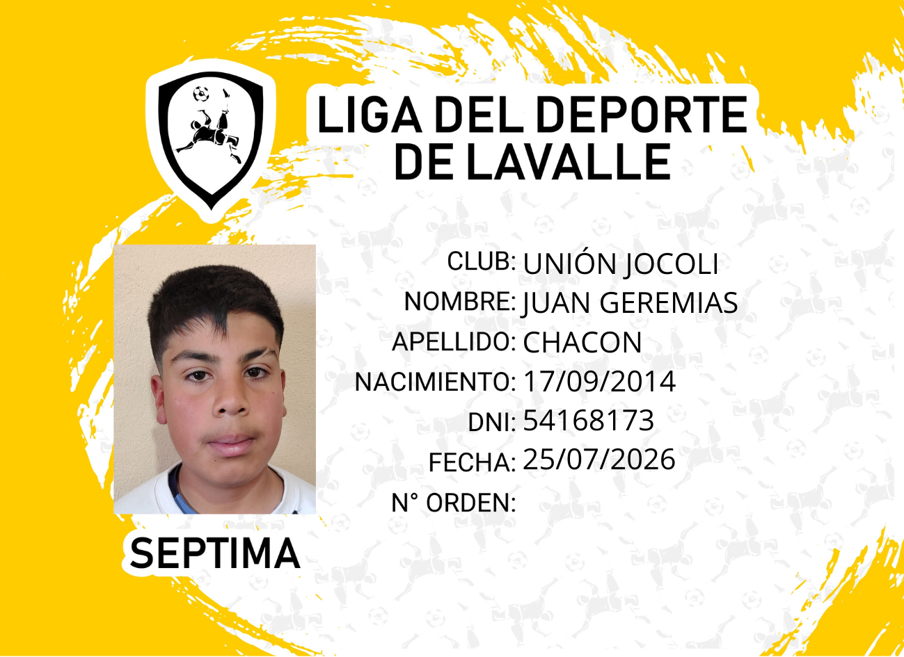 Foto carnet CHACON, JUAN GEREMIAS