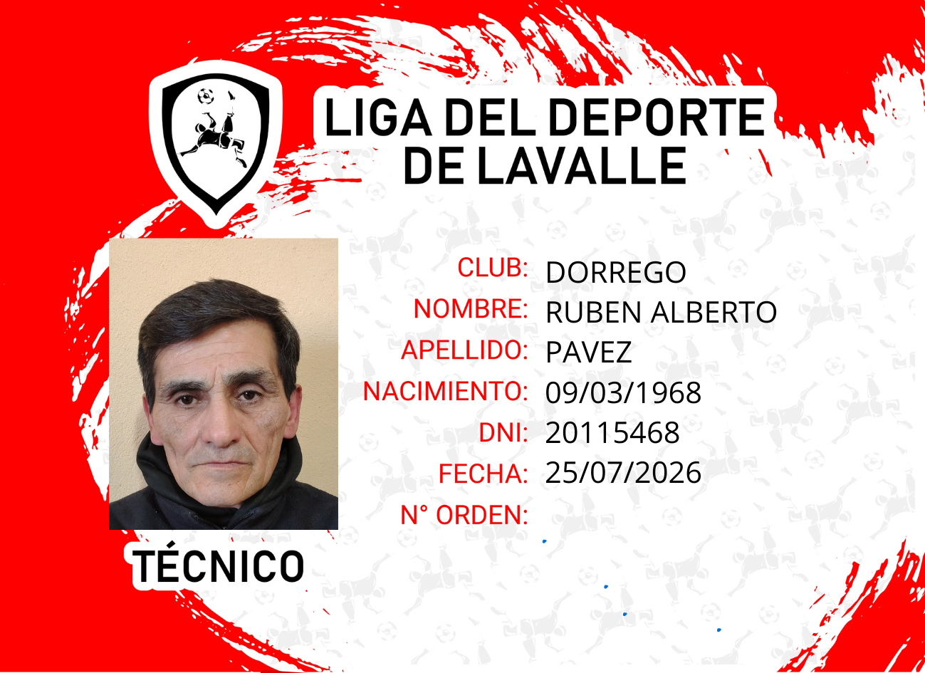 Foto carnet PAVEZ, RUBEN ALBERTO