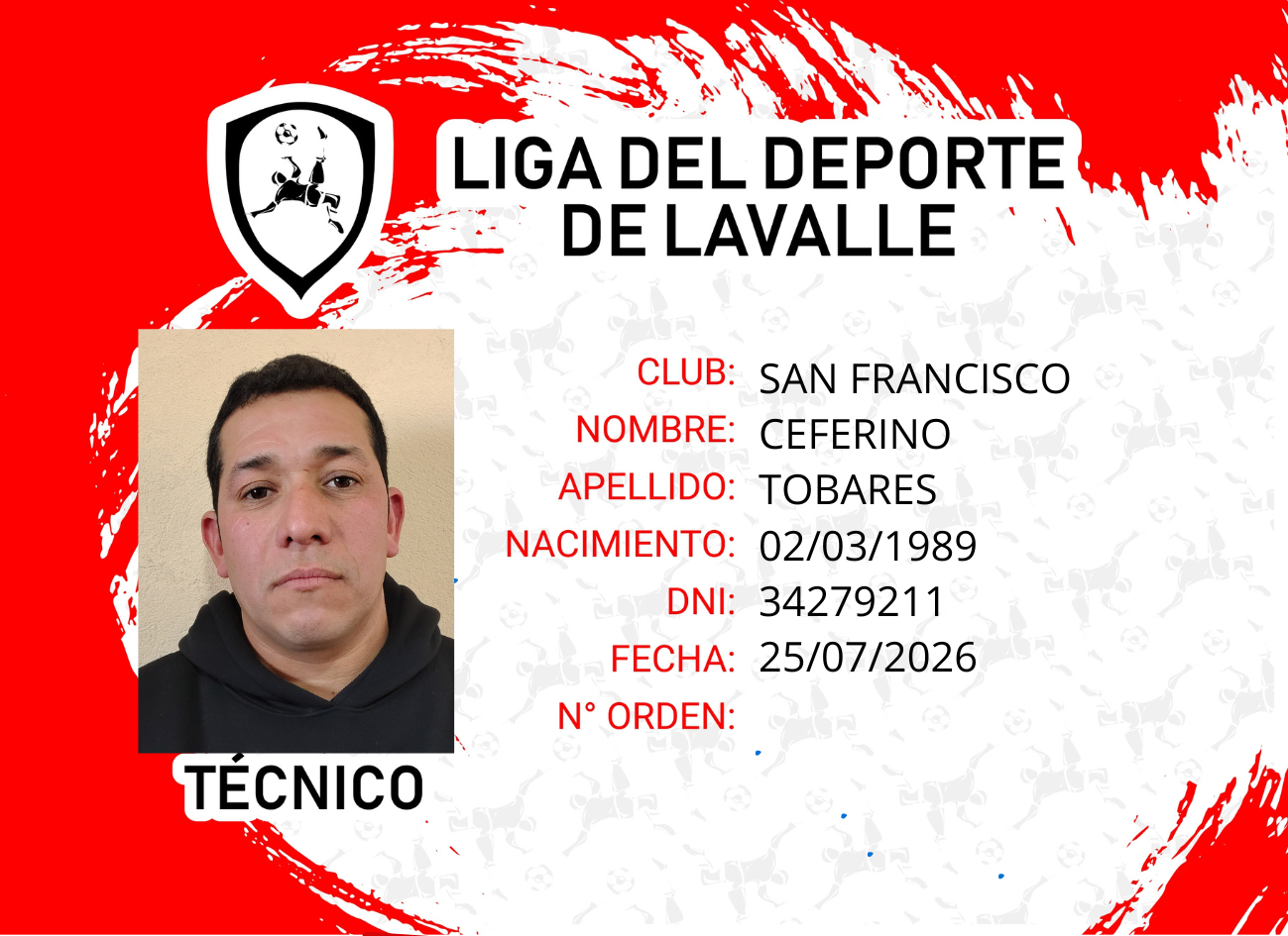 Foto carnet TOBARES, CEFERINO