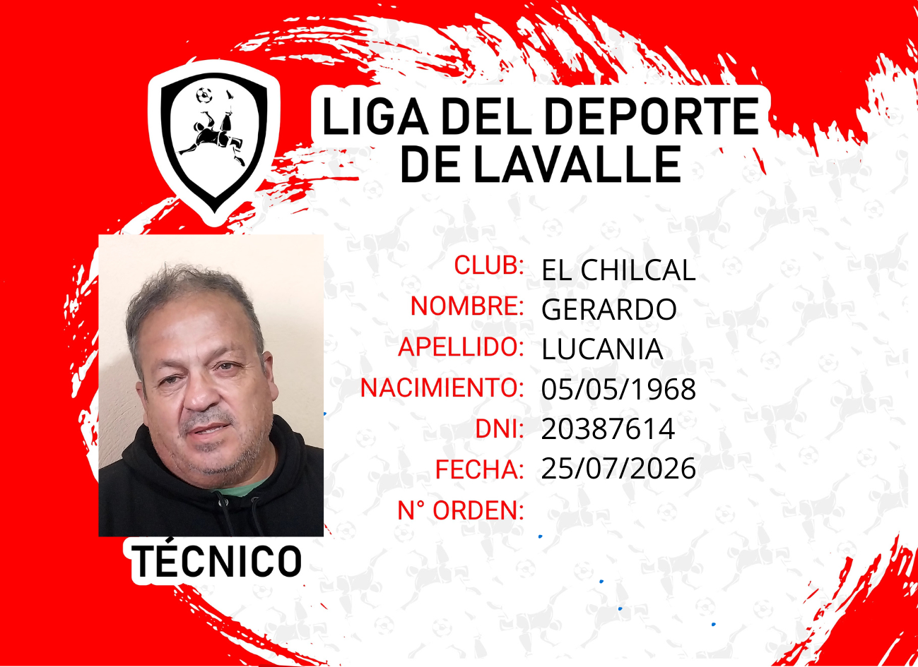 Foto carnet LUCANIA, GERARDO
