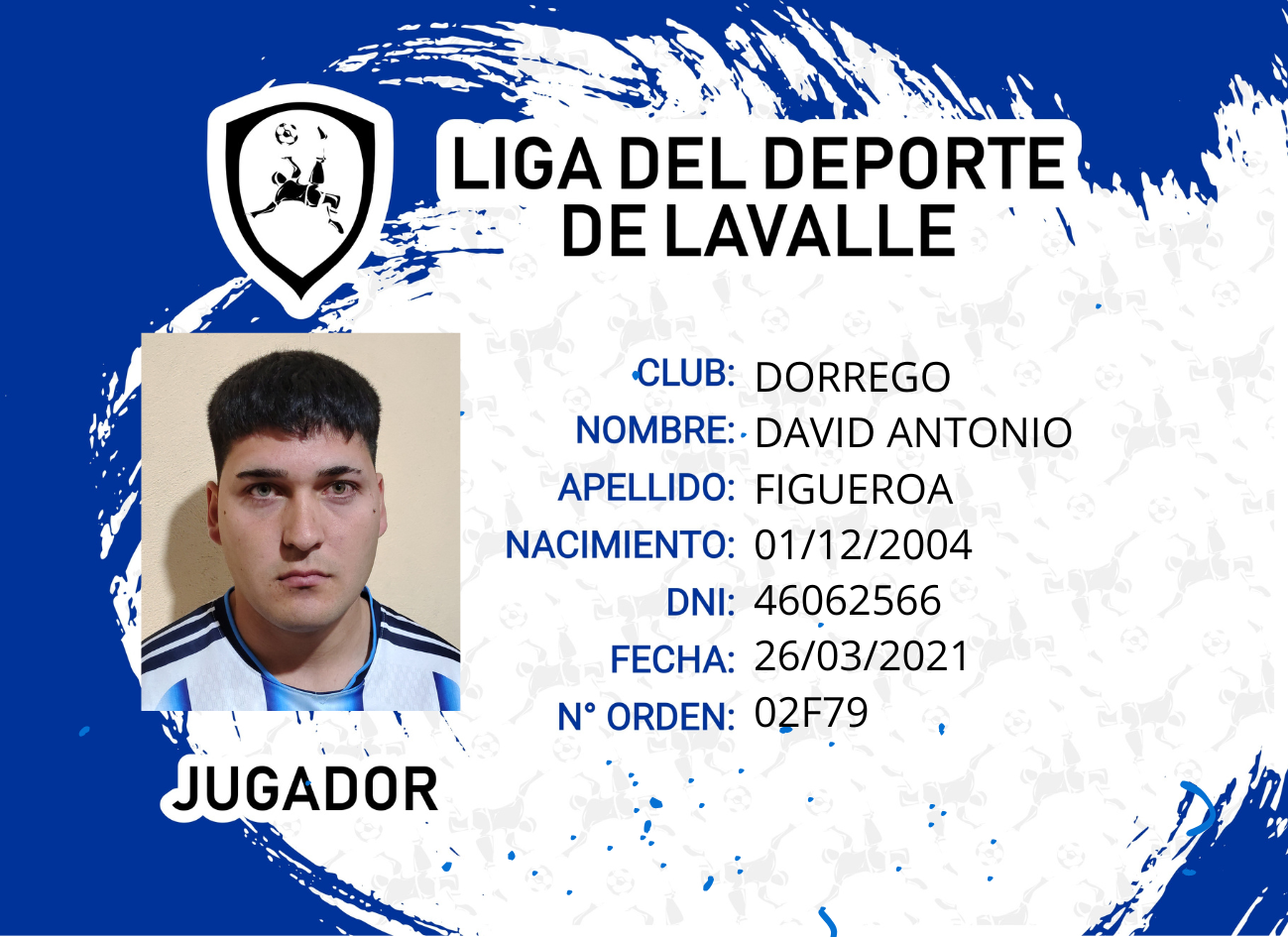 Foto carnet FIGUEROA, DAVID ANTONIO