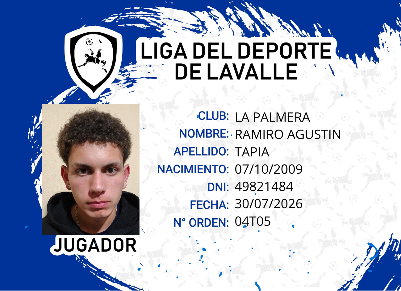 Foto carnet TAPIA, RAMIRO AGUSTIN