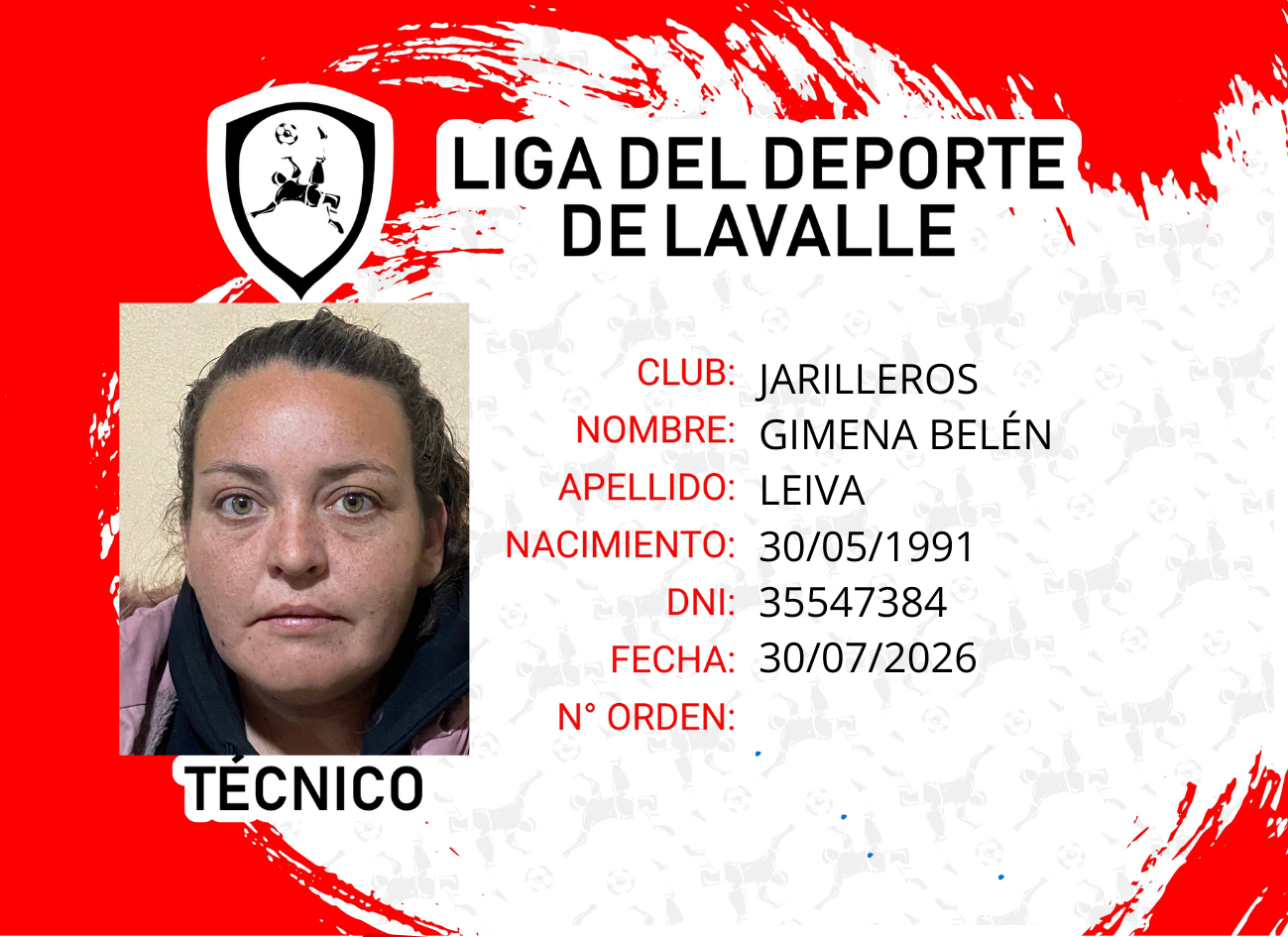 Foto carnet LEIVA, GIMENA BELEN