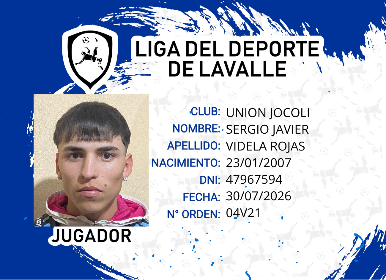 Foto carnet VIDELA ROJAS, SERGIO JAVIER