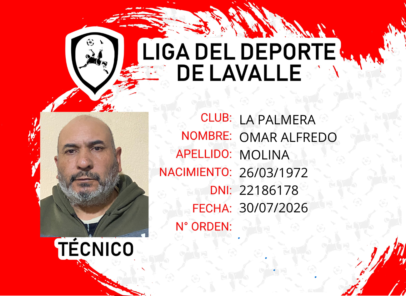 Foto carnet MOLINA, OMAR ALFREDO