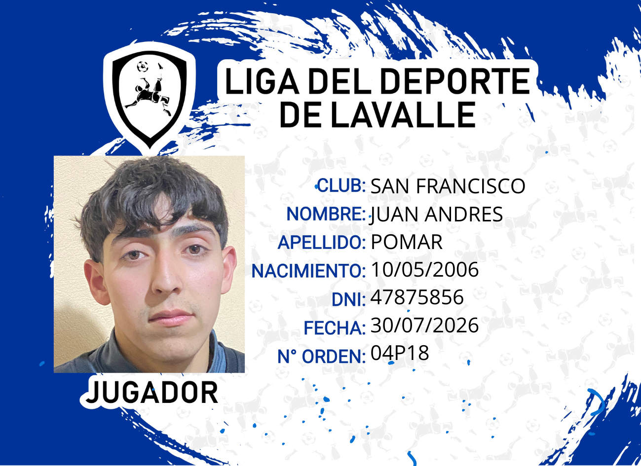 Foto carnet POMAR, JUAN ANDRES
