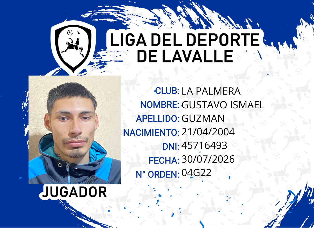 Foto carnet GUZMAN, GUSTAVO ISMAEL