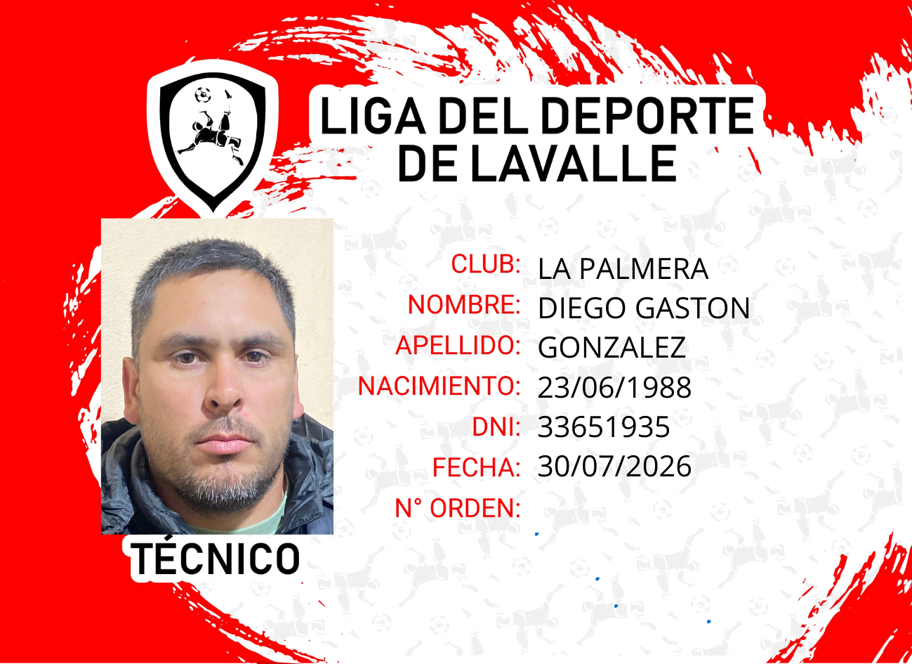 Foto carnet GONZALEZ, DIEGO GASTON