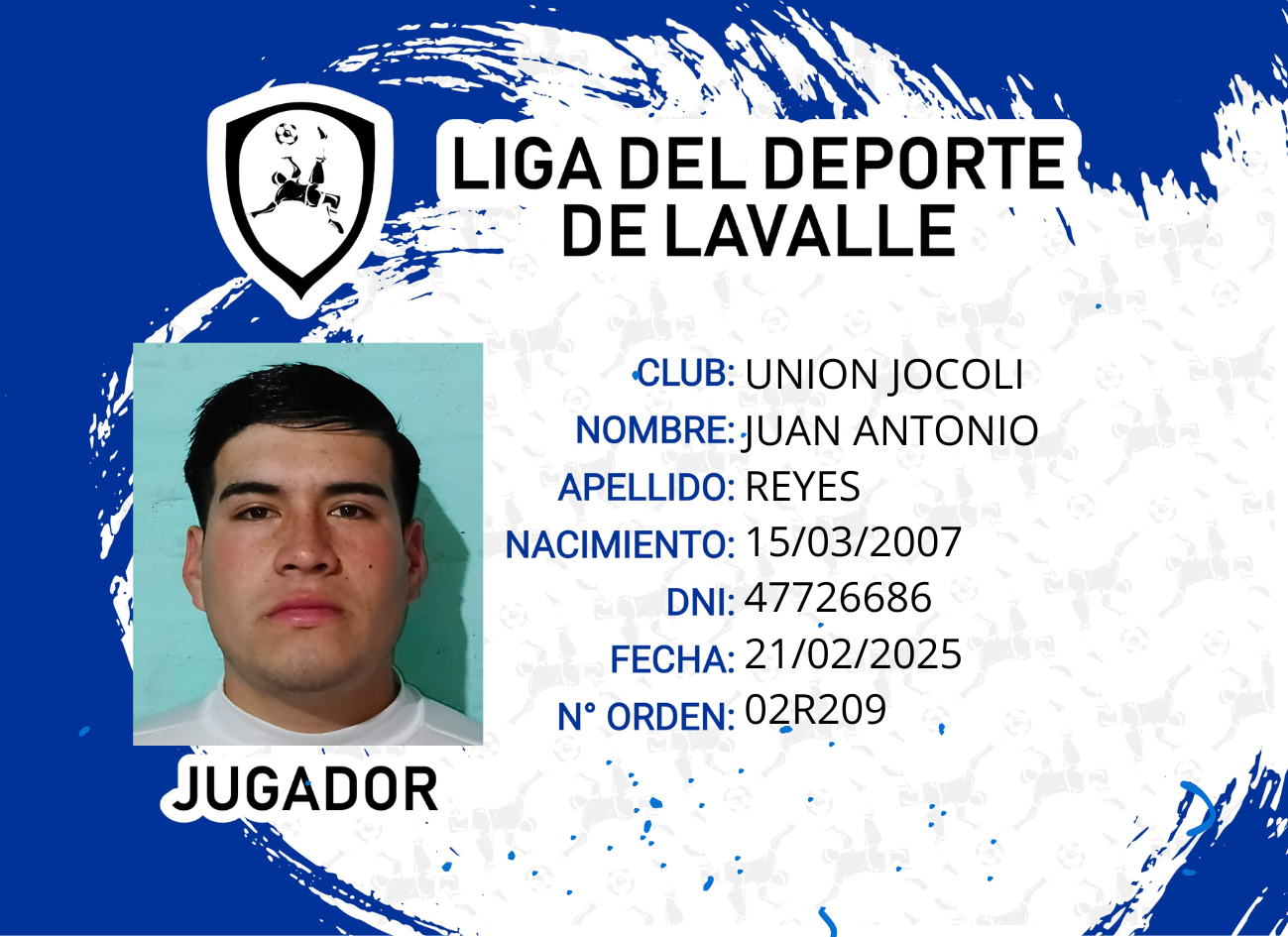 Foto carnet REYES, JUAN ANTONIO