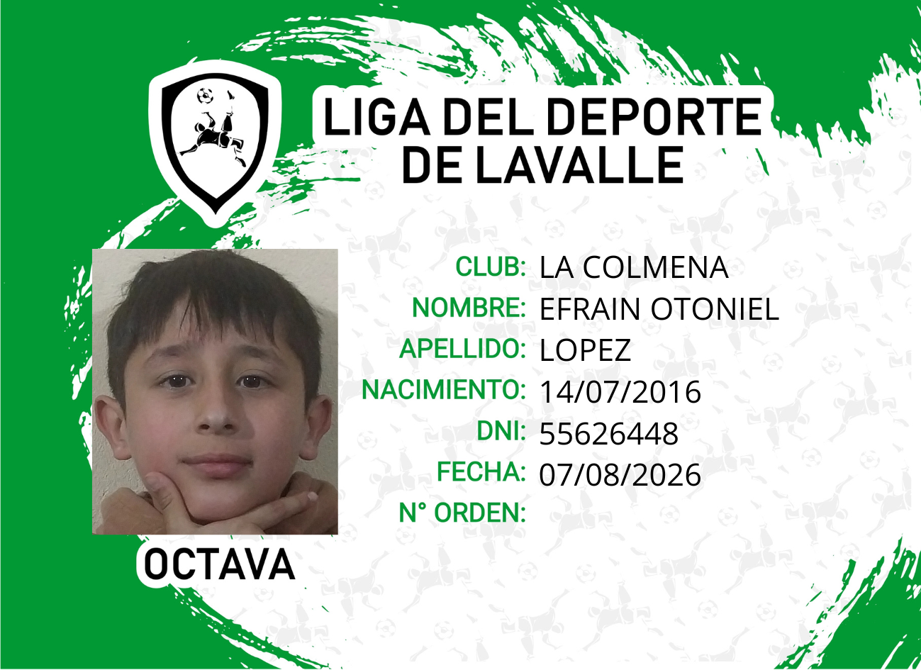 Foto carnet LOPEZ, EFRAIN OTONIEL