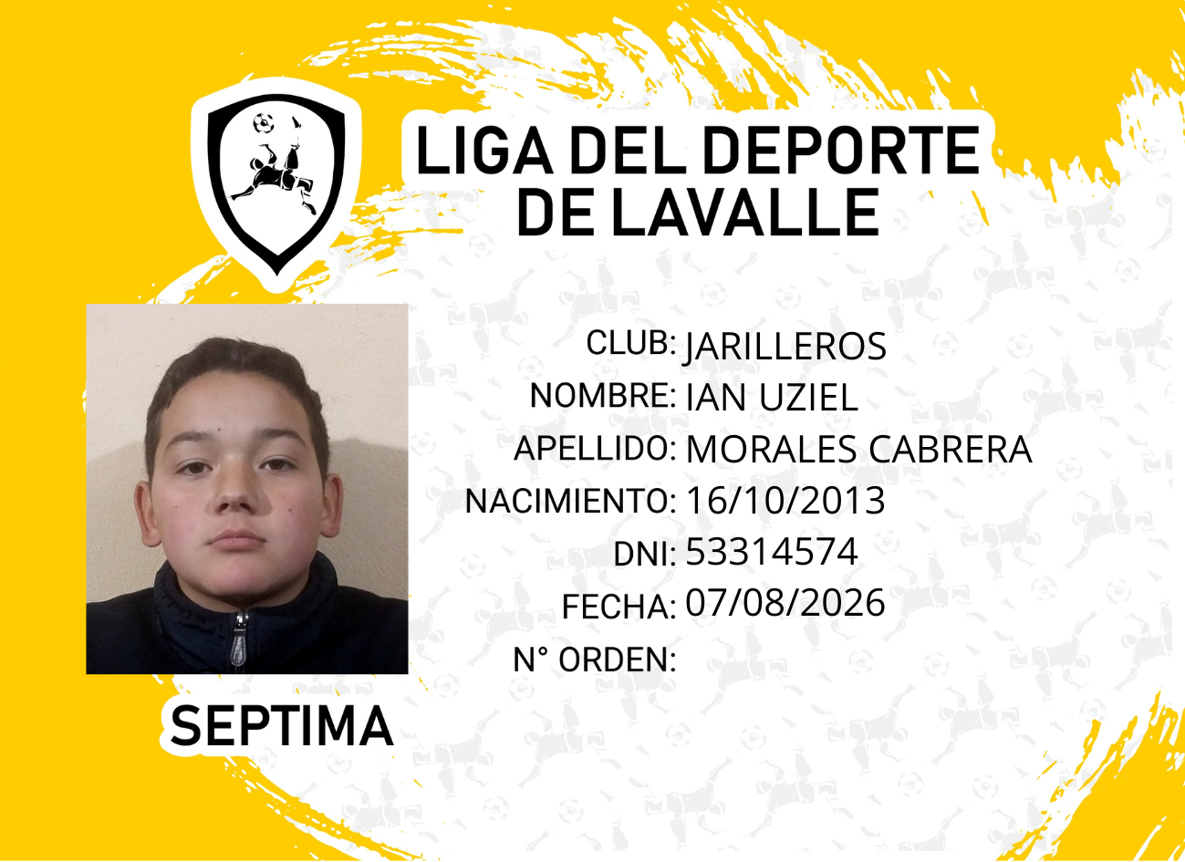 Foto carnet MORALES CABRERA, IAN UZIEL