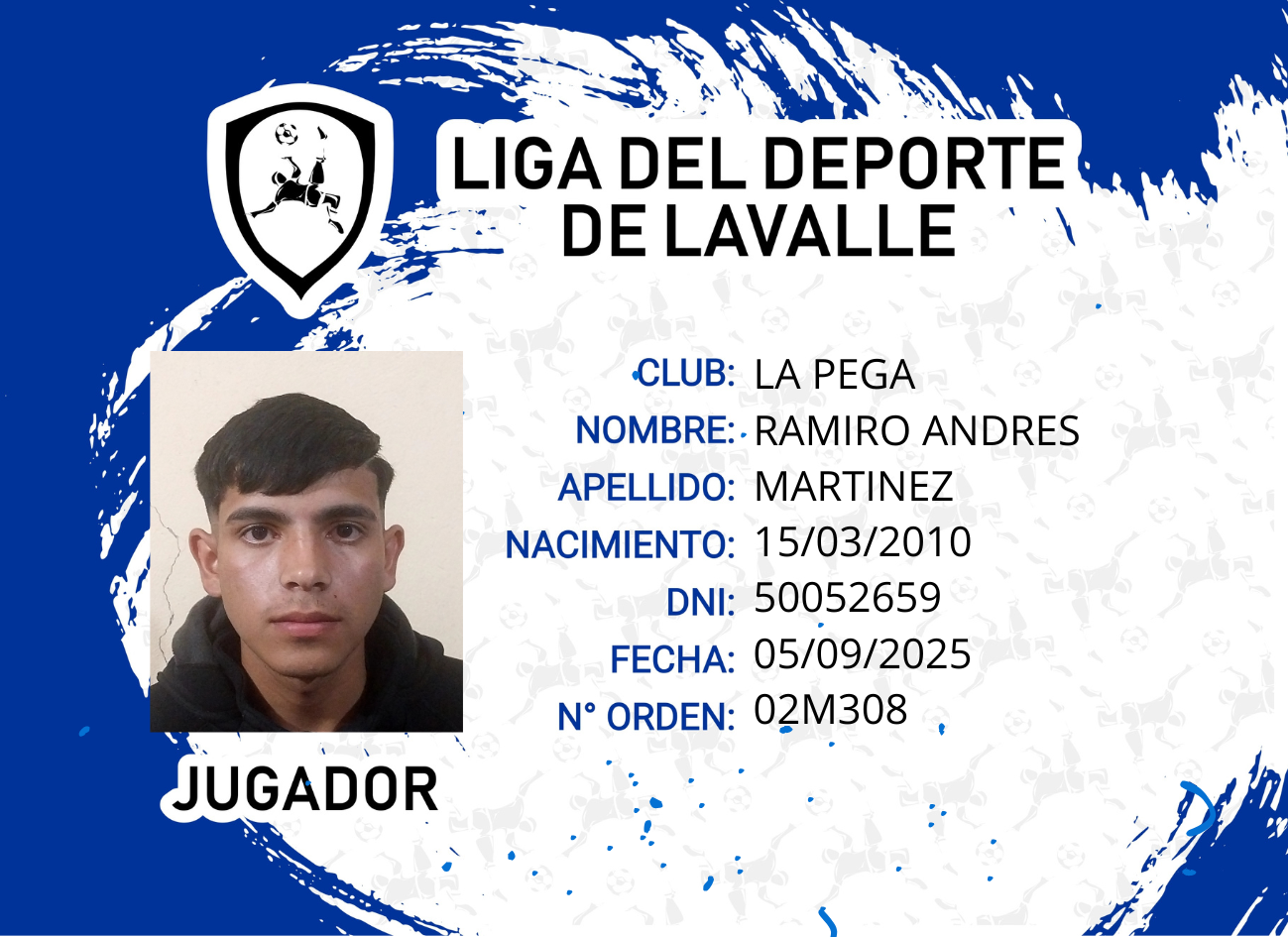 Foto carnet MARTINEZ, RAMIRO ANDRES