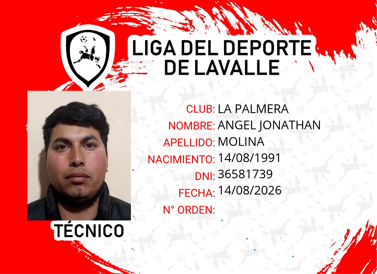 Foto carnet MOLINA, ANGEL JONATHAN