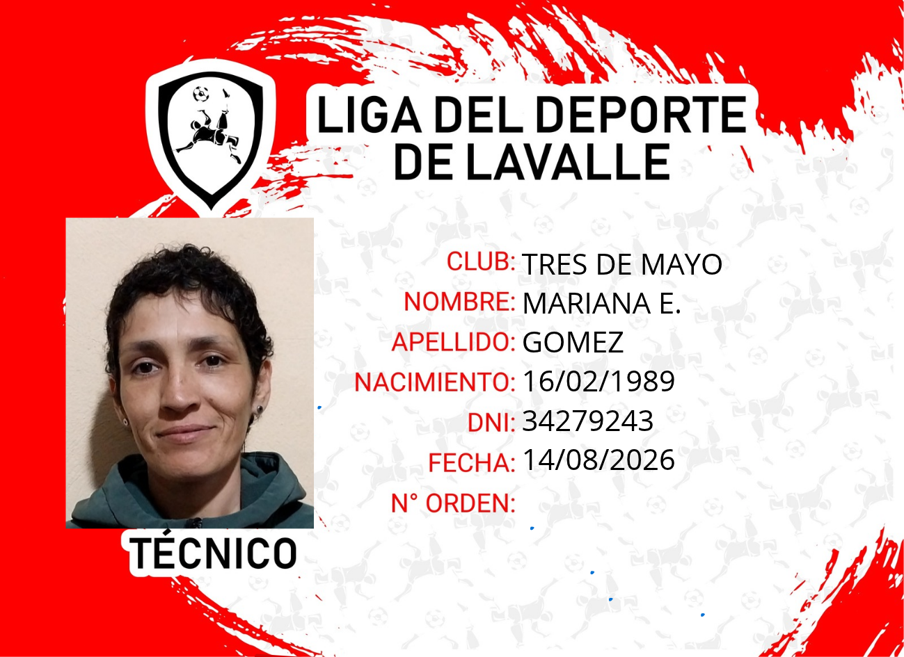 Foto carnet GOMEZ, MARIANA E.