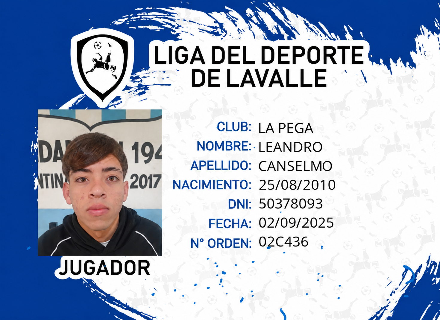 Foto carnet CANSELMO, LEANDRO