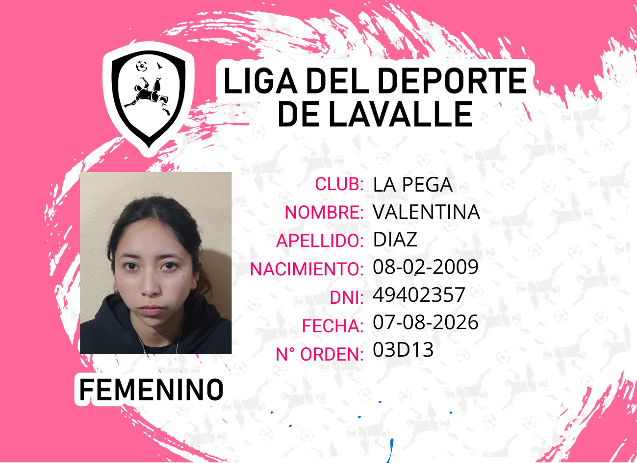 Foto carnet Reitter Alexis Misael
