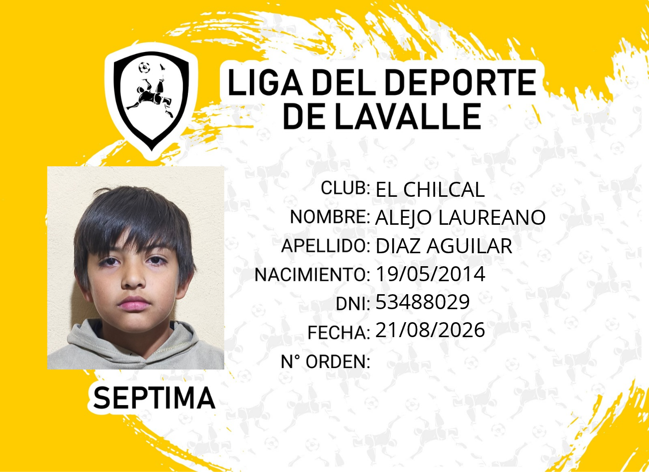 Foto carnet DIAZ AGUILAR, ALEJO LAUREANO